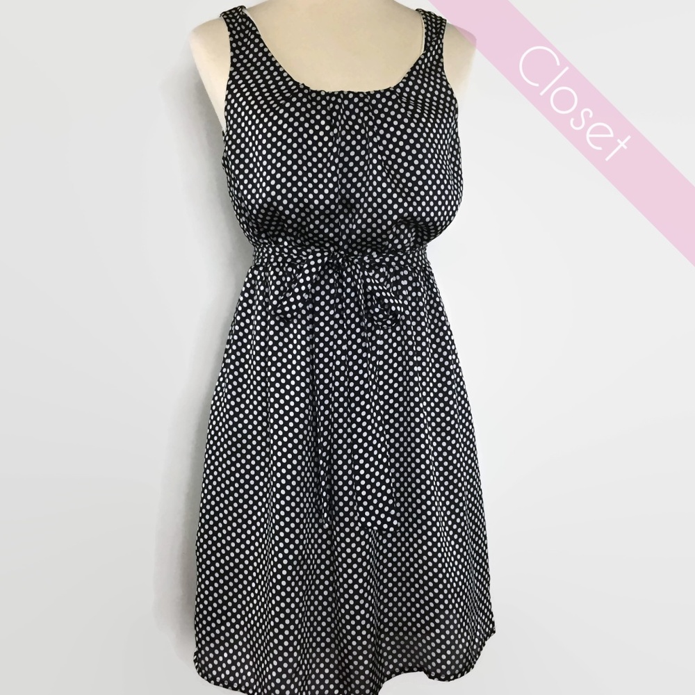 Anthropologie Needle & Thread Polka Dot Dress